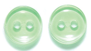 10BU282: Plastic Craft Button Light Green 10mm - 200PC