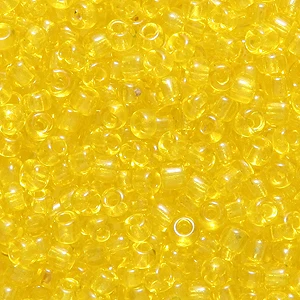 10EP222: Vintage French Transparent Yellow 10/0 250GM