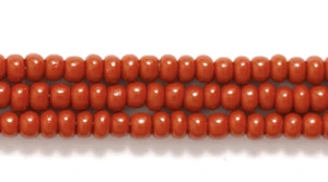 10SB152R: CZ Seed Bead Opaque LT Brown 10/0-1HK