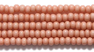 10SB192-A2: CZ Seed Bead Coated LT Dusty Rose 10/0 5HK