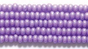 10SB198-TAR: CZ Seed Bead Terra Pearl Opaque Lilac 10/0-1HK