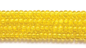 10SB222: CZ Seed Bead TR LT Yellow 10/0 - 5HK