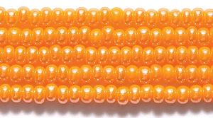 10SB332R: CZ Seed Bead Sfinx Orange 10/0-1HK