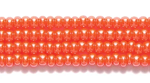 10SB334R: CZ Seed Bead Sfinx Dark Orange 10/0-1HK