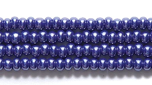 10SB376: CZ Seed Bead Opaque Royal Blue Sfinx 10/0 - 5HK