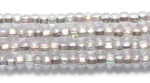 10SB412-ABR: CZ Seed Bead SIL-Line Crystal AB 10/0-1HK