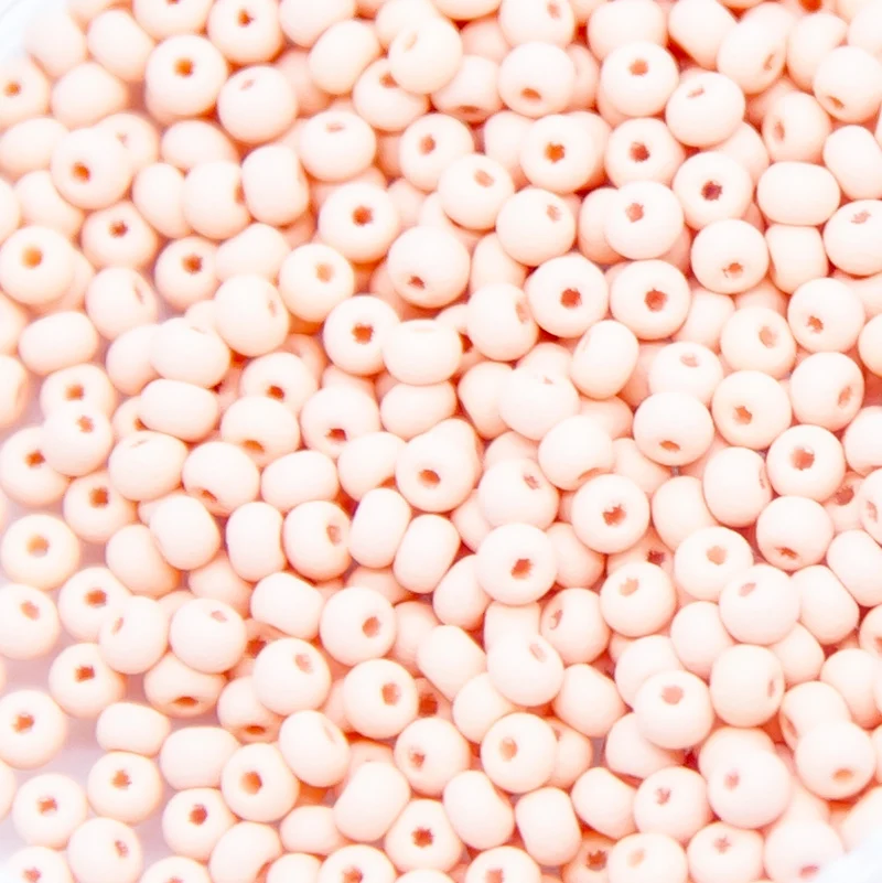 10SB933-PLM: CZ Seed Bead Permalux Apricot Matte 10/0 200GM