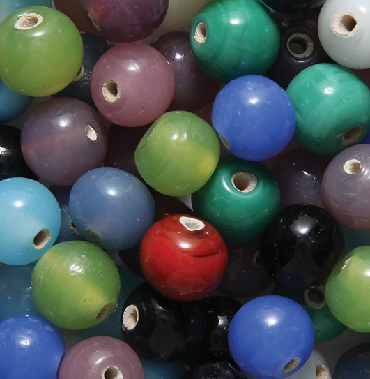 10VE525-RO: MIX Round Opaque 10mm-100GM