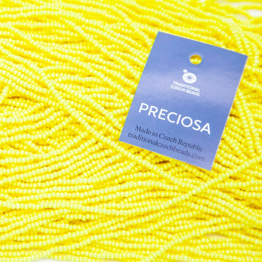 11SB122-IT: CZ Seed Bead Terra Intensive Yellow 11/0 6HK