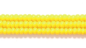 11SB126-C: CZ Seed Bead True Cut Op Dark Yellow 11/0 6HK