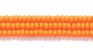 11SB134-MR: CZ Seed Bead Op Orange Matte 11/0-1HK