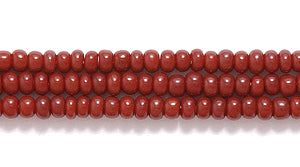 11SB154: CZ Seed Bead Op Medium  Brown 11/0 6HK