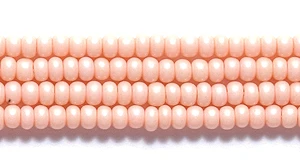 11SB154-TA: CZ Seed Bead Terra Pearl Op Beige 11/0 6HK