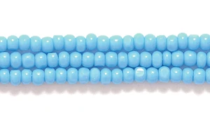 11SB165-C: CZ Seed Bead True Cut Op Dark Turquoise Blue 11/0 6HK