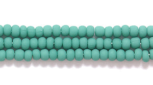11SB186-MR: CZ Seed Bead Op Dark Green Matte 11/0-1HK
