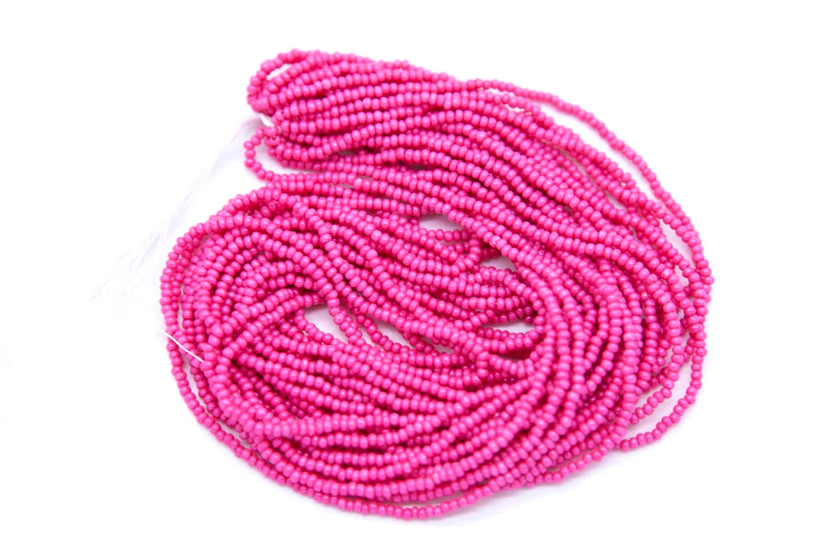 11SB193-ITR: CZ Seed Bead Terra Intensive Op Dark Pink 11/0-1HK