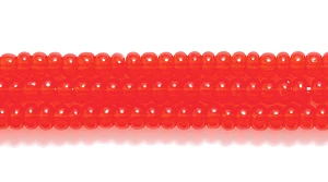 11SB238: CZ Seed Bead TR Dark Orange 11/0 6HK