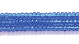 11SB275: CZ Seed Bead TR Dark Sapphire 11/0 6HK