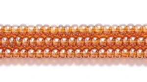11SB356-TR: CZ Seed Bead Sfinx Trans Dark Topaz 11/0-1HK