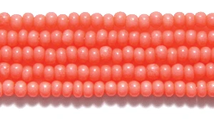 11SB6136: CZ Seed Bead Sol Gel Coral 11/0 6HK