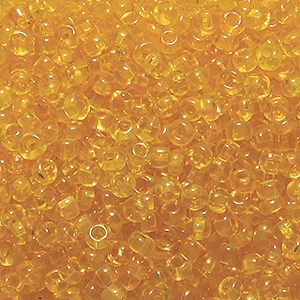 11SV100-7: Vintage Venetian Transparent Gold Yellow 11/0 250 Grams