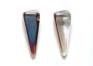 13DP505-DKR: Preciosa Ornela 6x13mm Crystal Sliperit Villa Beads