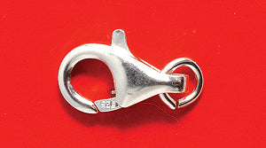 13FI644-SS: Lobster Claw Jump Ring Sterling 7x13mm - 1 Piece