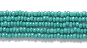 13SB186-C: CZ Seed Bead Charlotte Dark Green 13/0 18HK