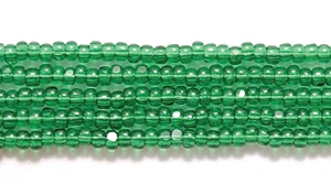 13SB284-CR: CZ Charlotte Christmas Green 13/0-1HK