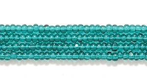 13SB287-CR: CZ Seed Bead Charlotte Cut Trans Emerald 13/0-1HK
