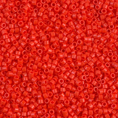 14SD142: DB727 Delica Opaque Vermillion Red 11/0 - 100GM