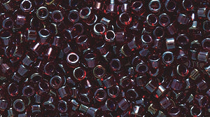 14SD548-TR: DB296 Delica Color Lined Ruby AB 11/0 - 9GM