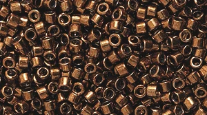 14SD858R: DB461 Delica Metallic Dark Copper Galvanized 11/0 - 9GM