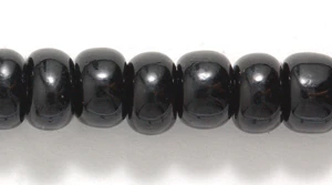 1SB109R: CZ Seed Bead Opaque Black 1/0 1STR