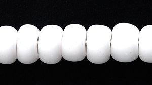 1SB112R: CZ Seed Bead Opaque White 1/0 - 1 STR