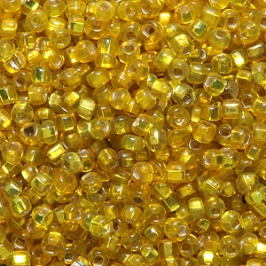 1SV999-45: Vintage Venetian S/L Yellow 11/0 2 Ounce Package - Image 2