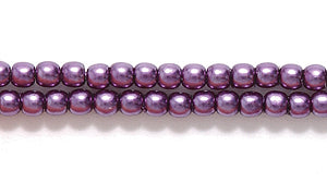 2GP698: CZ Glass Pearl Metallic Violet 2mm 1000PC