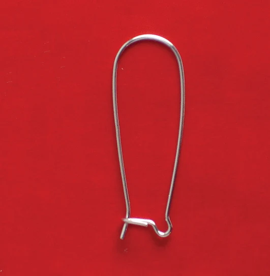 35FI50-SS: Ear Wire Kidney Sterling 35mm - 1PR