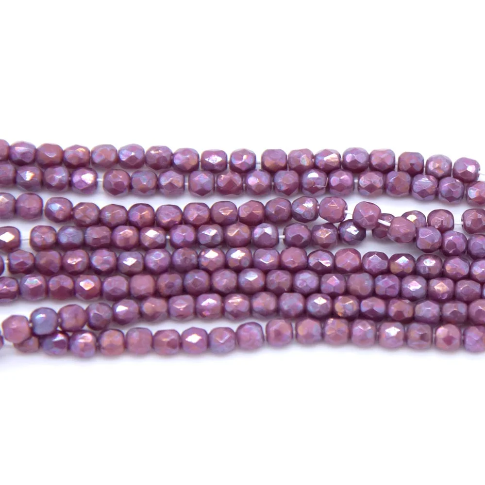 3FC192-01: Cz Facet Rd Pink w/Coating 3mm 400PC