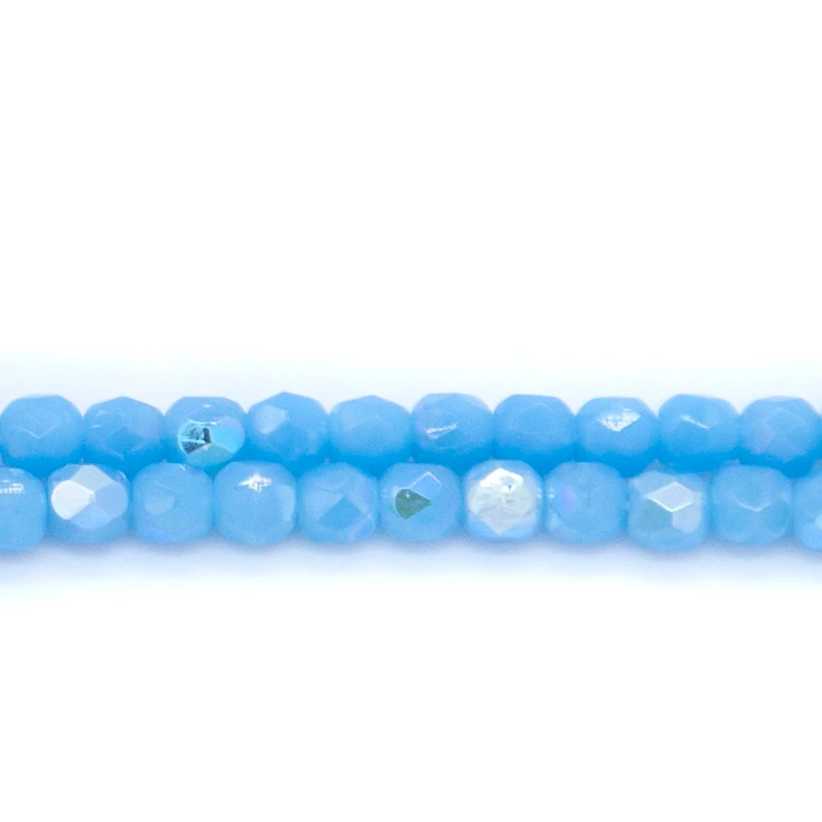 3FC564-OPR: Cz Facet Rd Op Turquoise Blue AB 3mm 100Pcs