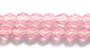 4FC290R: Cz Faceted Round Opal Pink 4mm-100PC