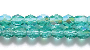 4FC587: CZ FACET RD Emerald AB 4MM 600PC