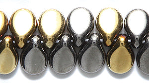 57DP54-309R: CZ Pips California Graphite 5X7mm-50PC