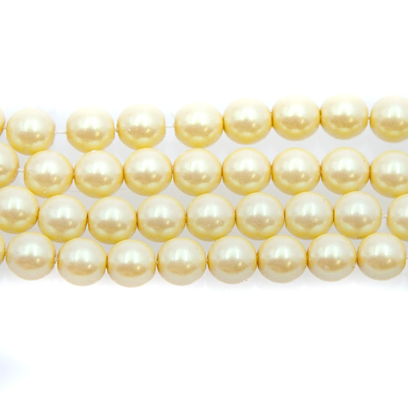 6GP615-I: CZ Glass Pearl Iridescent Cream 6mm 300PC