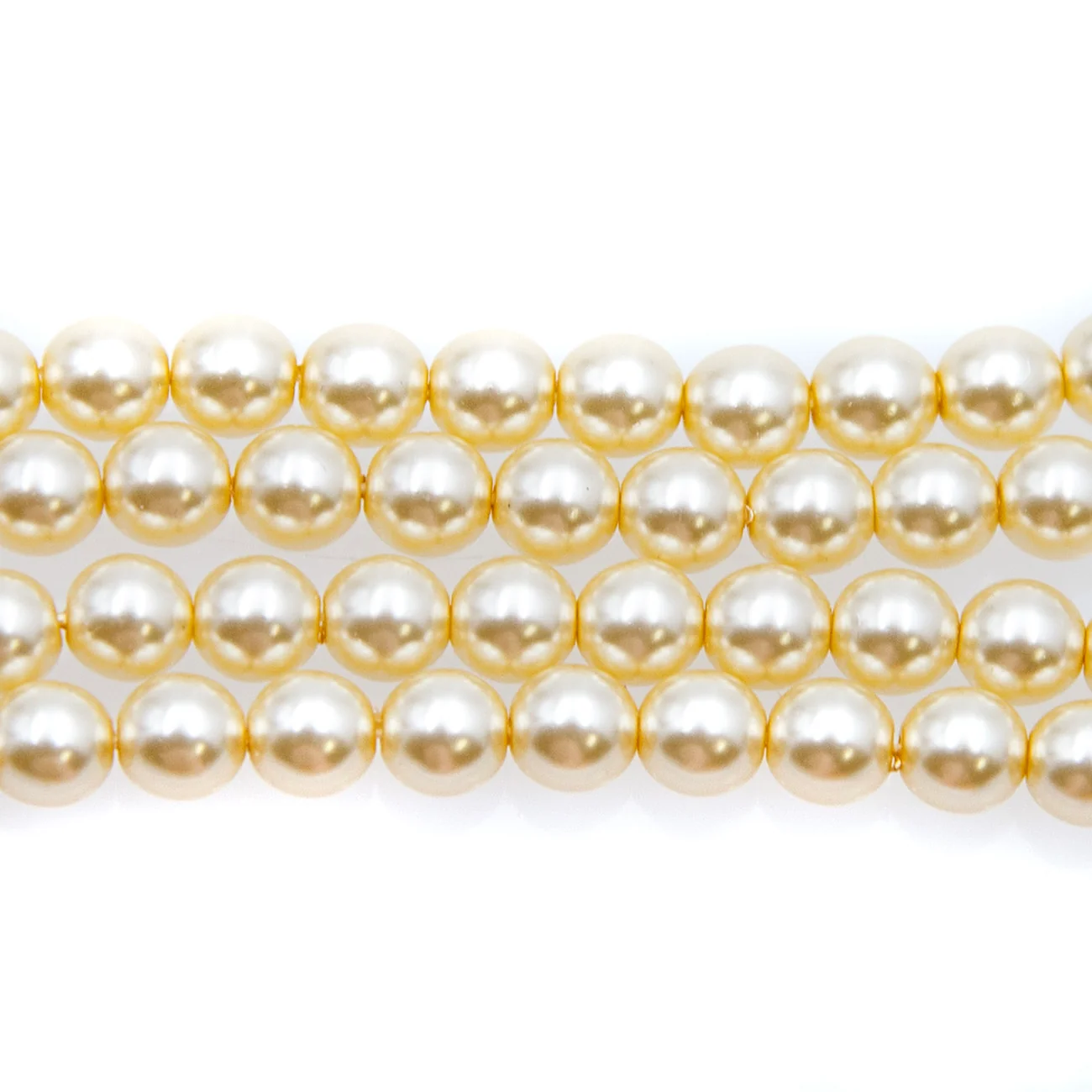 6GP615R: CZ Glass Pearl Parchment 6mm-50PC
