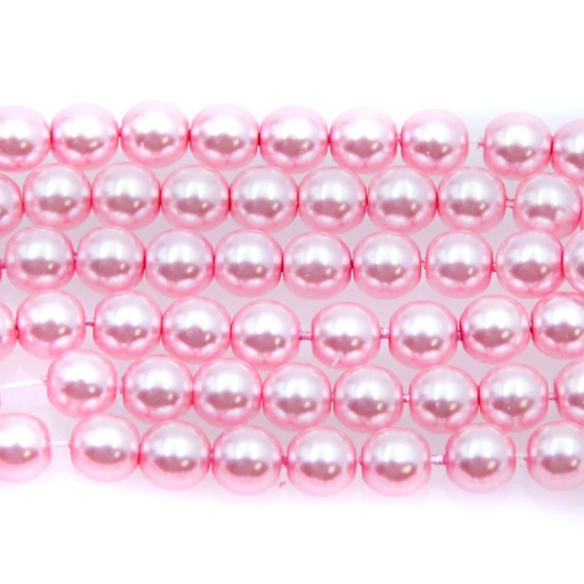 6GP692: CZ Glass Pearl Pink 6mm 300PC