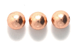 6MR856: Round Smooth Pure Copper 6mm 25PC