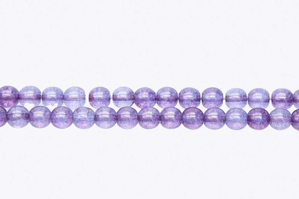 6RD098R: CZ Round Crystal Picasso Amethyst 6mm - 50PC - Image 3