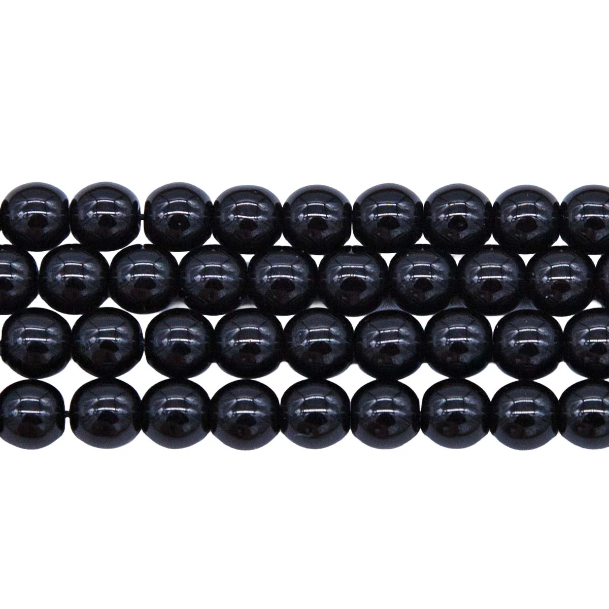 6RD109R: CZ Round Black 6mm - 50PC