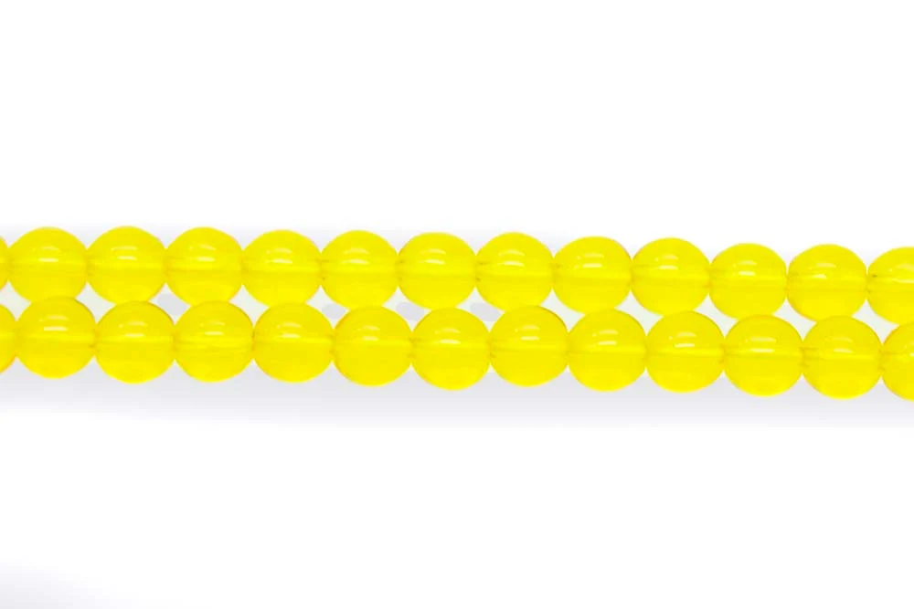 6RD225R: CZ Round Transparent Yellow 6mm - 50PC